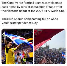 Very Grateful Cape Verde Arrive Home to Stunning Welcome