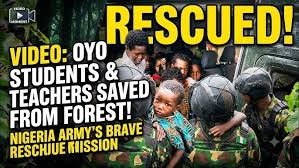 Nigerian Army Frees 40+ Kidnapped Children and Teachers in Stunning Rescue