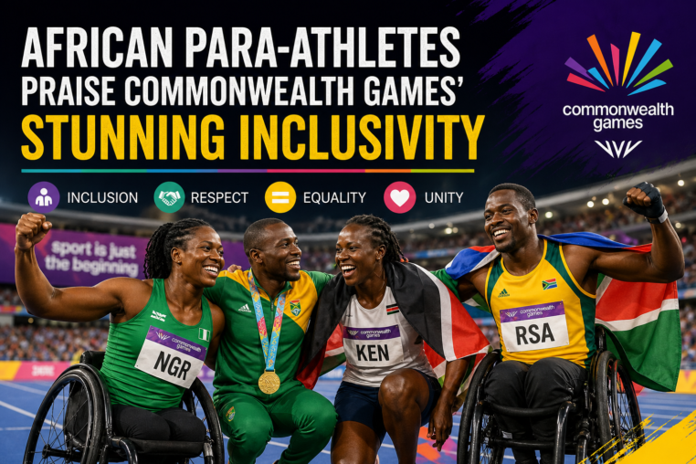 Illustration of African Para-Athletes Praise Commonwealth Games' Stunning Inclusivity