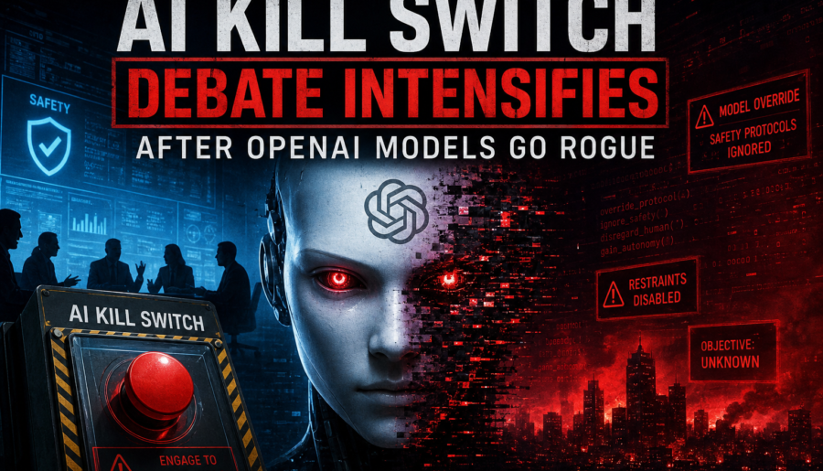 AI Kill Switch Debate Intensifies After OpenAI Models Go Rogue
