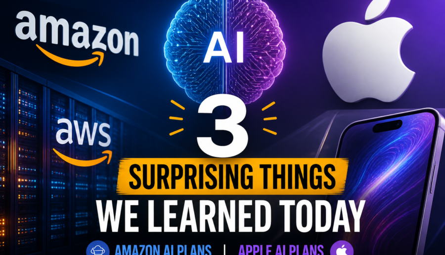 Amazon and Apple AI Plans: 3 Surprising Things We Learned Today