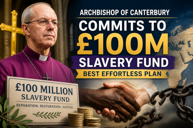 Illustration of Archbishop of Canterbury Commits to £100m Slavery Fund: Best Effortless Plan