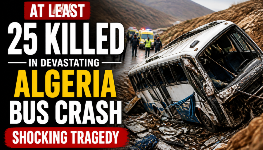 At Least 25 Killed in Devastating Algeria Bus Crash: Shocking Tragedy
