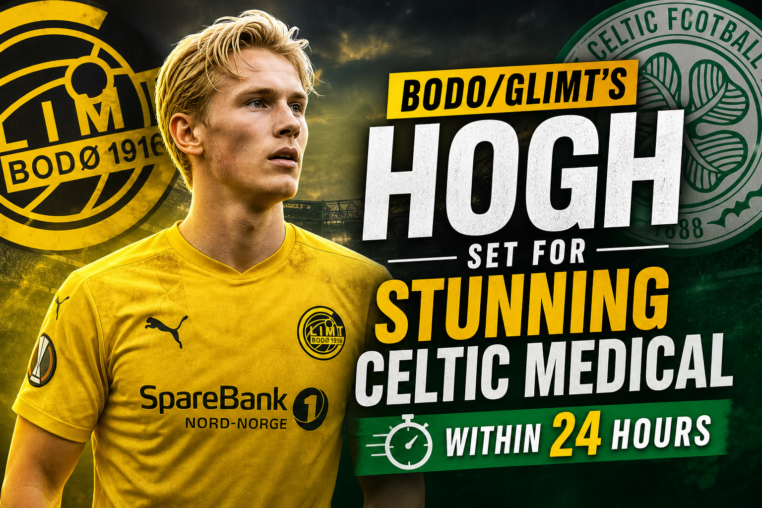 Illustration of Bodo/Glimt’s Hogh Set for Stunning Celtic Medical Within 24 Hours