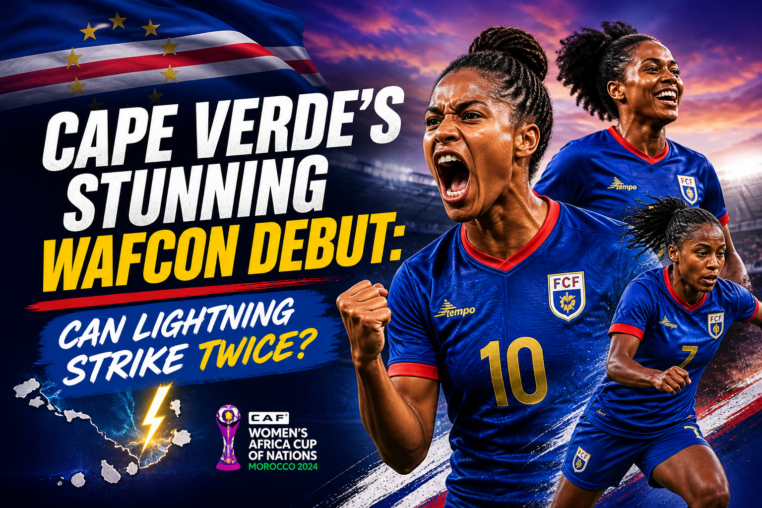 Illustration of Cape Verde’s Stunning Wafcon Debut: Can Lightning Strike Twice?