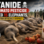 Illustration of Cyanide in Tomato Pesticide Killed 15 Elephants, Kenyan Officials Suspect