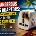 Illustration of Dangerous Plug Adaptors: Must-Know Tips for Brits This Summer