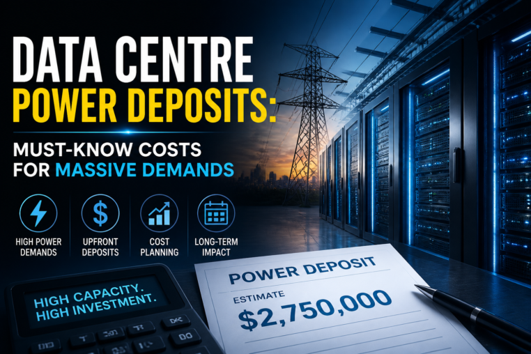 Illustration of Data Centre Power Deposits: Must-Know Costs for Massive Demands