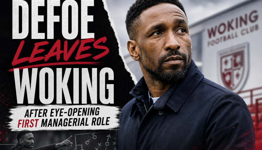 Defoe Leaves Woking After Eye-Opening First Managerial Role