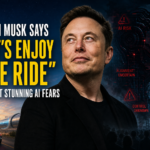 Illustration of Elon Musk Says "Let's Enjoy the Ride" Amidst Stunning AI Fears