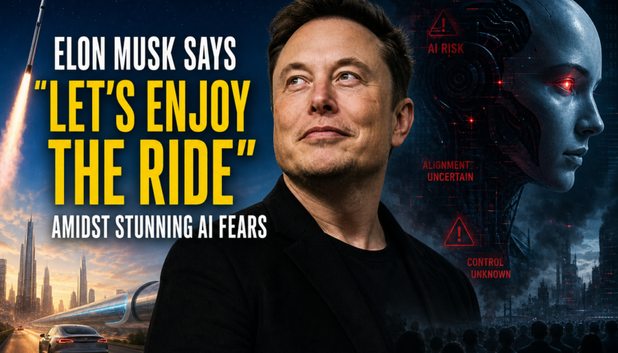 Elon Musk Says “Let’s Enjoy the Ride” Amidst Stunning AI Fears