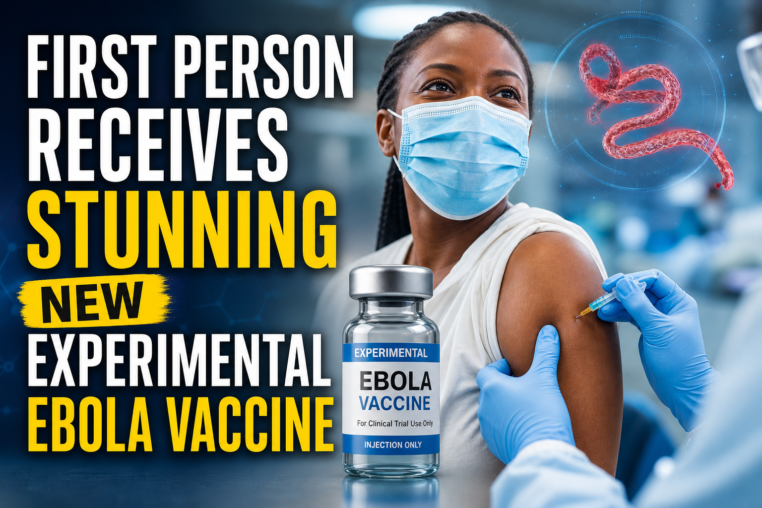 Illustration of First Person Receives Stunning New Experimental Ebola Vaccine