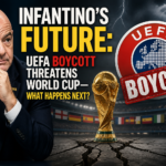 Illustration of Infantino’s Future: Uefa Boycott Threatens World Cup—What Happens Next?