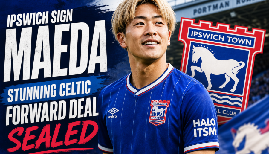 Ipswich Sign Maeda: Stunning Celtic Forward Deal Sealed