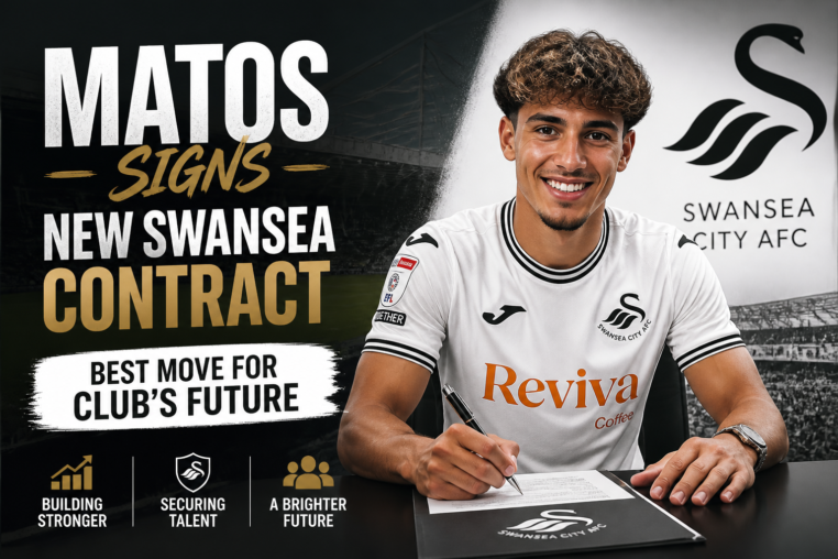 Illustration of Matos Signs New Swansea Contract: Best Move for Club's Future
