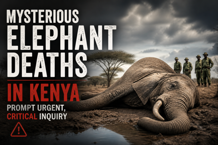 Illustration of Mysterious Elephant Deaths in Kenya Prompt Urgent, Critical Inquiry