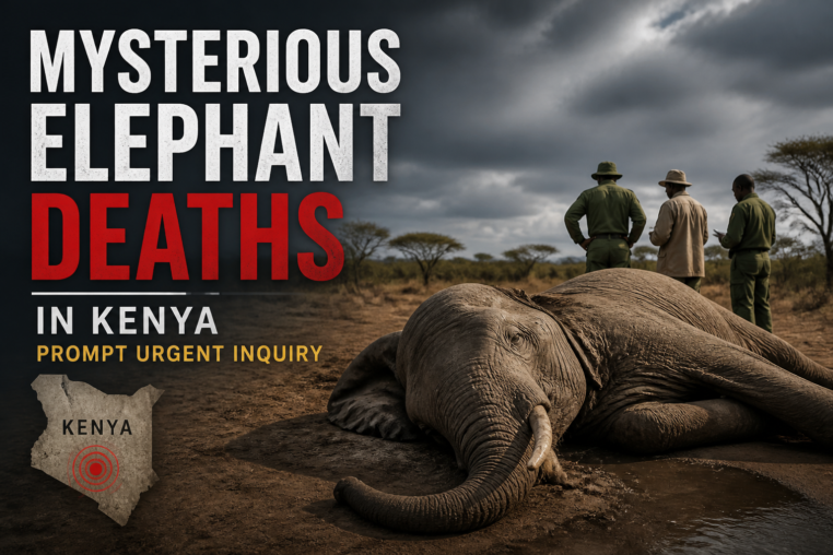 Illustration of Mysterious Elephant Deaths in Kenya Prompt Urgent Inquiry