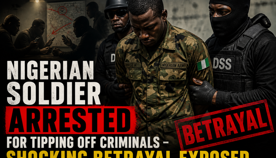 Nigerian Soldier Arrested for Tipping Off Criminals – Shocking Betrayal Exposed