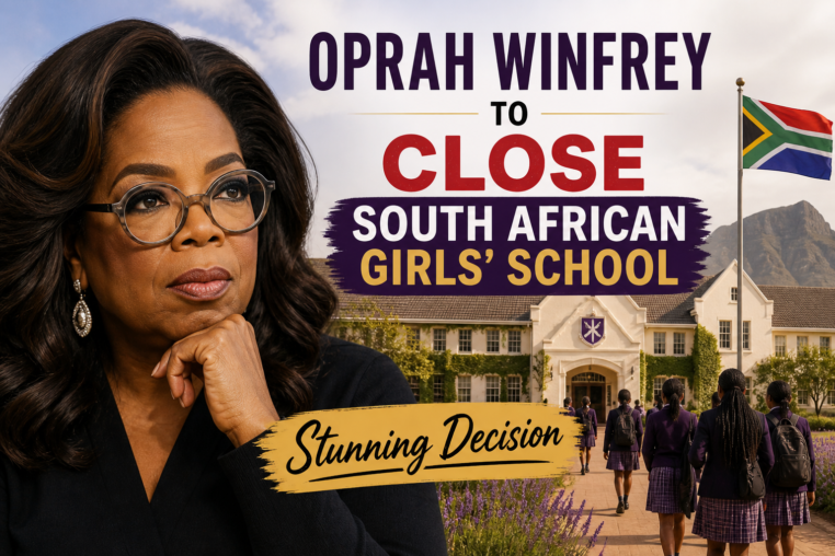 Illustration of Oprah Winfrey to Close South African Girls' School: Stunning Decision