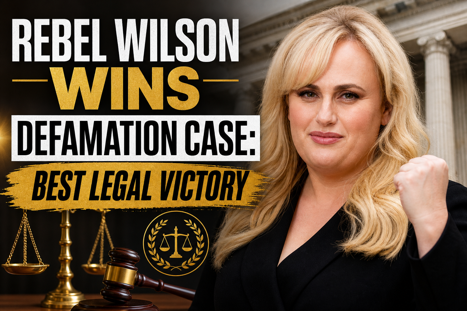 Illustration of Rebel Wilson Wins Defamation Case: Best Legal Victory