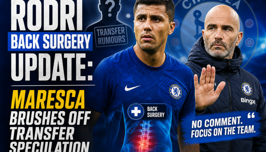 Rodri Back Surgery Update: Maresca Brushes Off Transfer Speculation