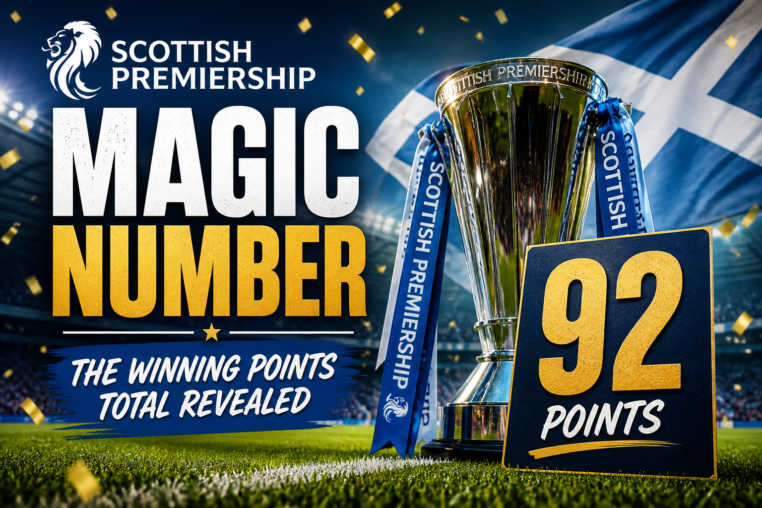 Illustration of Scottish Premiership Magic Number: The Winning Points Total Revealed