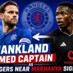 Illustration of Shankland Named Captain as Rangers Near Makhanya Signing
