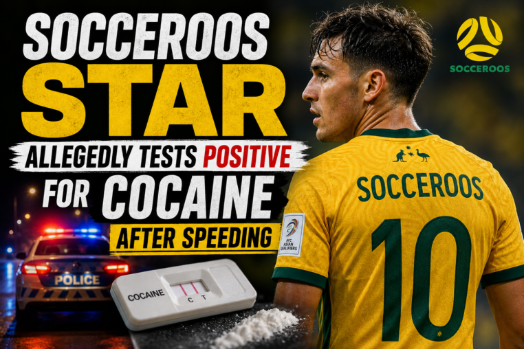 Illustration of Socceroos Star Allegedly Tests Positive for Cocaine After Speeding