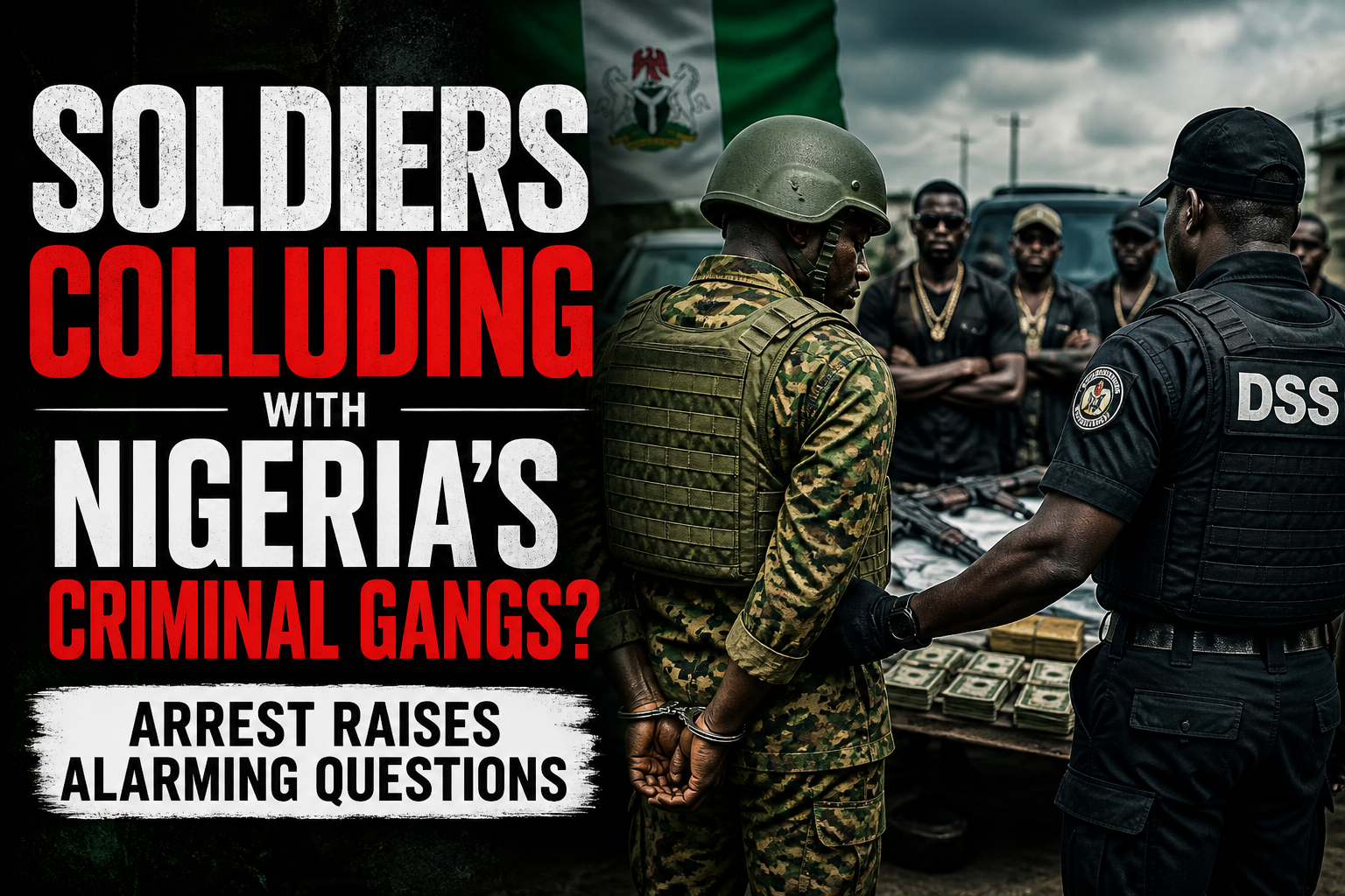 Illustration of Soldiers Colluding with Nigeria's Criminal Gangs? Arrest Raises Alarming Questions