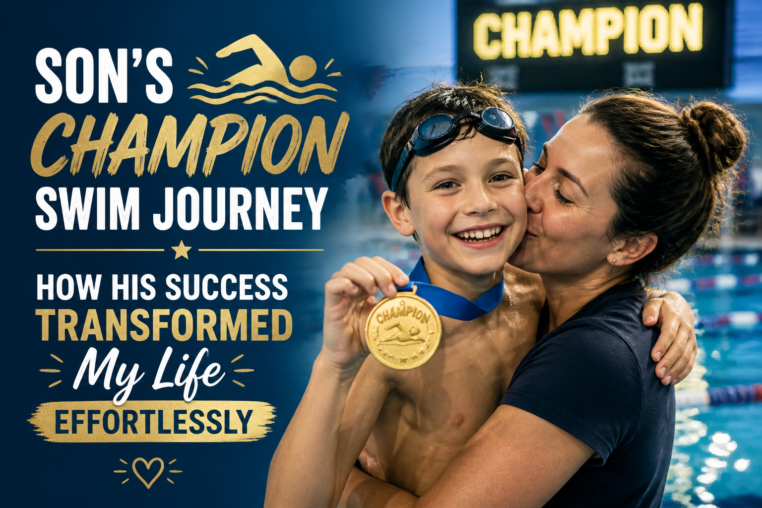 Illustration of Son’s Champion Swim Journey: How His Success Transformed My Life Effortlessly