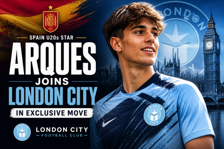 Illustration of Spain U20s Star Arques Joins London City in Exclusive Move