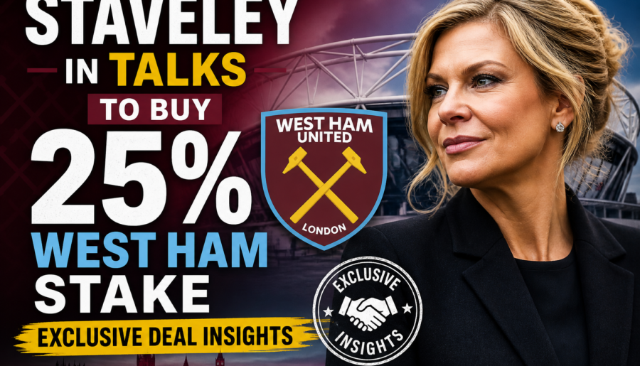 Staveley in Talks to Buy 25% West Ham Stake: Exclusive Deal Insights
