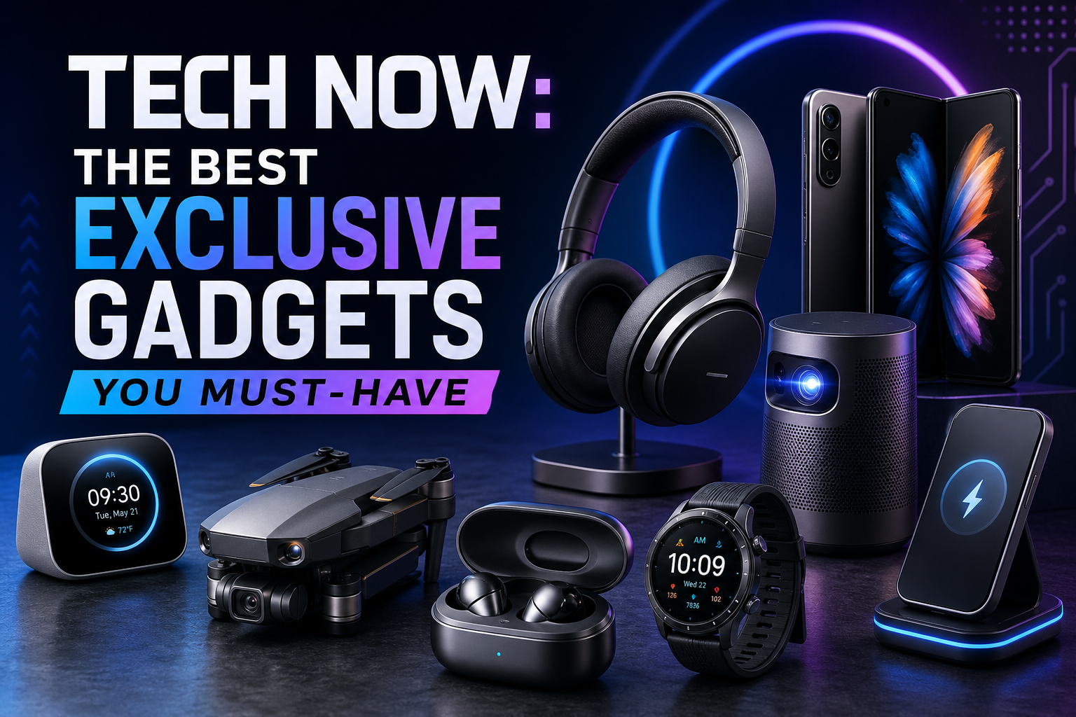 Illustration of Tech Now: The Best Exclusive Gadgets You Must-Have