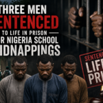 Illustration of Three Men Sentenced to Life in Prison for Nigeria School Kidnappings