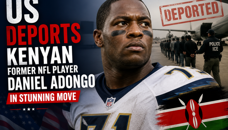 US Deports Kenyan Former NFL Player Daniel Adongo in Stunning Move