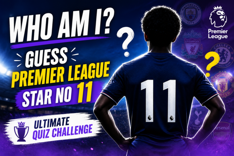 Illustration of Who Am I? Guess Premier League Star No 11 – Ultimate Quiz Challenge