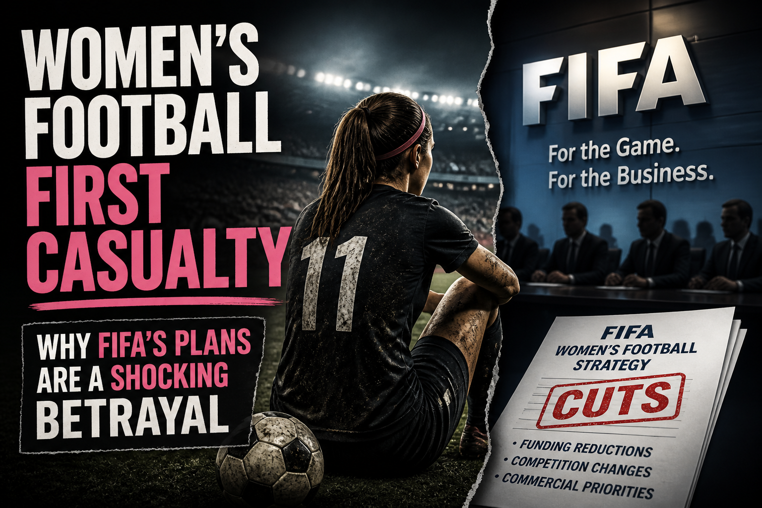 Illustration of Women’s Football First Casualty: Why Fifa’s Plans Are a Shocking Betrayal