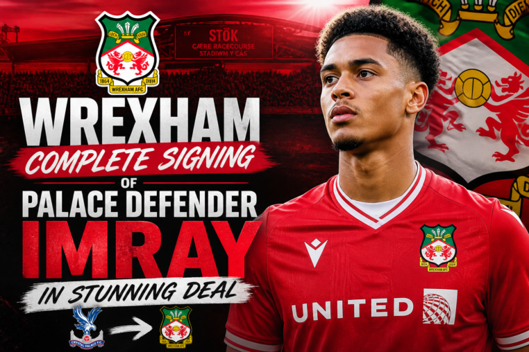 Illustration of Wrexham Complete Signing of Palace Defender Imray in Stunning Deal