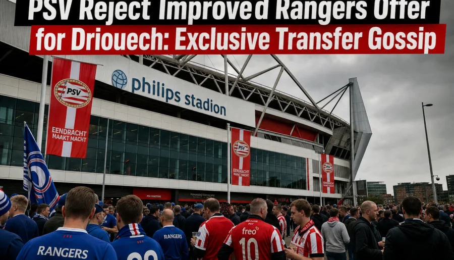PSV Reject Improved Rangers Offer for Driouech: Exclusive Transfer Gossip
