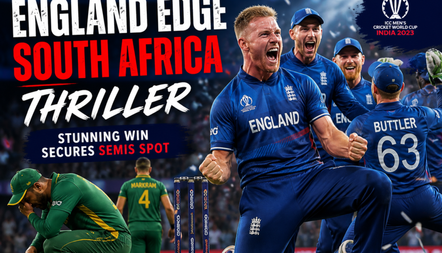 England Edge South Africa Thriller – Stunning Win Secures Semis Spot