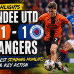 Illustration of Highlights: Dundee Utd 1-1 Rangers – Best Stunning Moments & Key Action