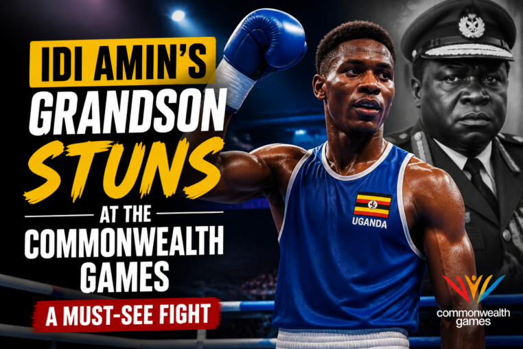 Illustration of Idi Amin’s Grandson Stuns at Commonwealth Games: A Must-See Fight