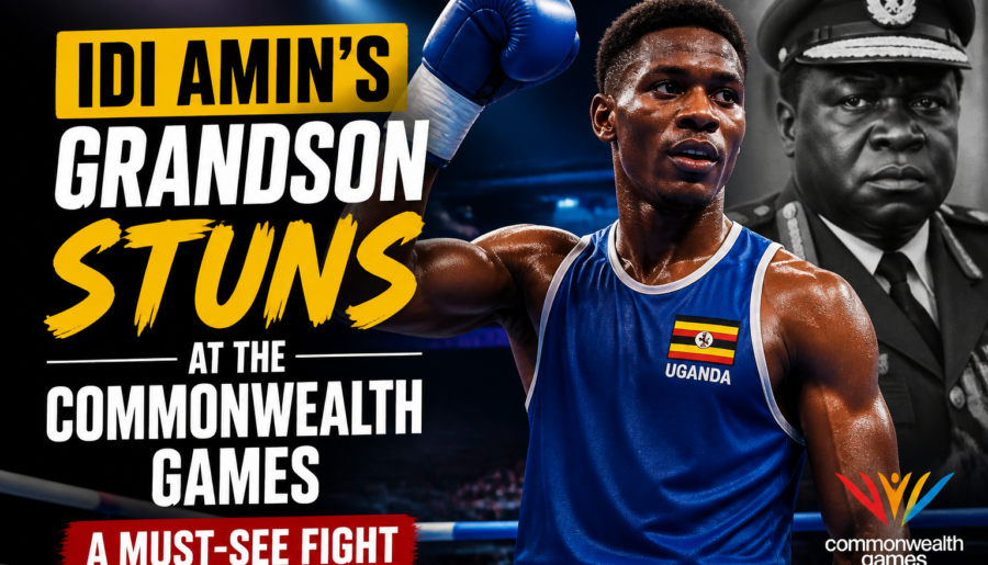 Idi Amin’s Grandson Stuns at Commonwealth Games: A Must-See Fight