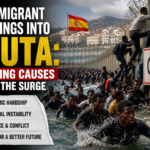 Illustration of Mass Migrant Crossings into Ceuta: Shocking Causes Behind the Surge