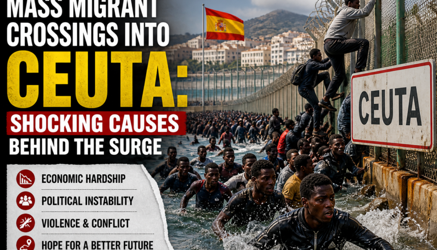 Mass Migrant Crossings into Ceuta: Shocking Causes Behind the Surge