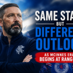Illustration of Same start but different outlook as McInnes era begins at Rangers