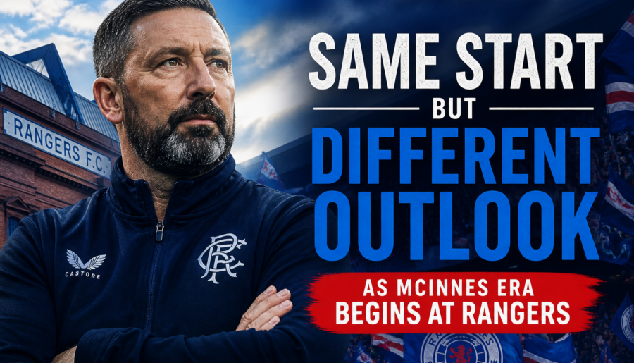 Same start but different outlook as McInnes era begins at Rangers