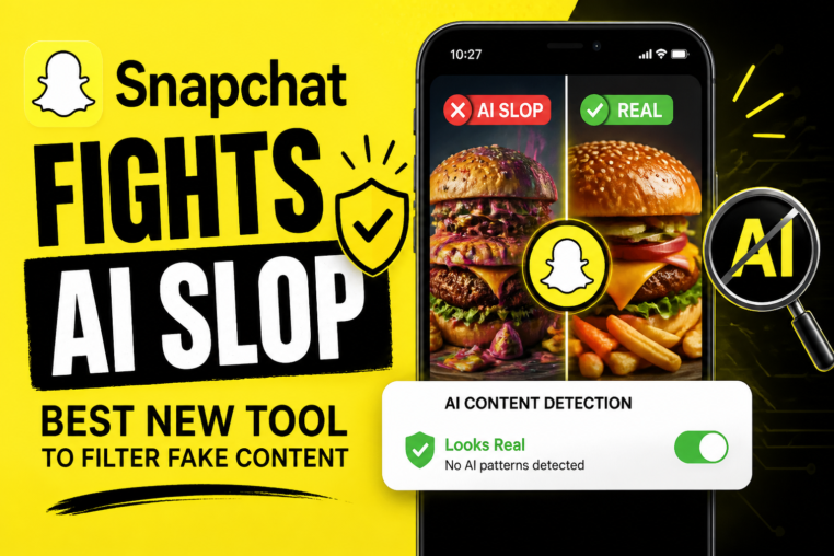 Illustration of Snapchat Fights AI Slop: Best New Tool to Filter Fake Content